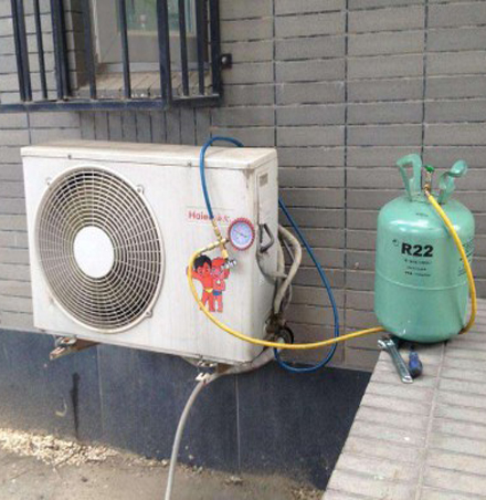 梅里斯空调加氟